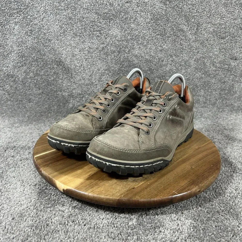 Ecco Urban Lifestyle Receptor Men’s Sz EU 40 Brown Leather Walking Casual Shoes